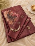 Gulnaar Royale - Cotton Zari with Digital Print