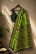 Madhubani Gaja – Banana Silk