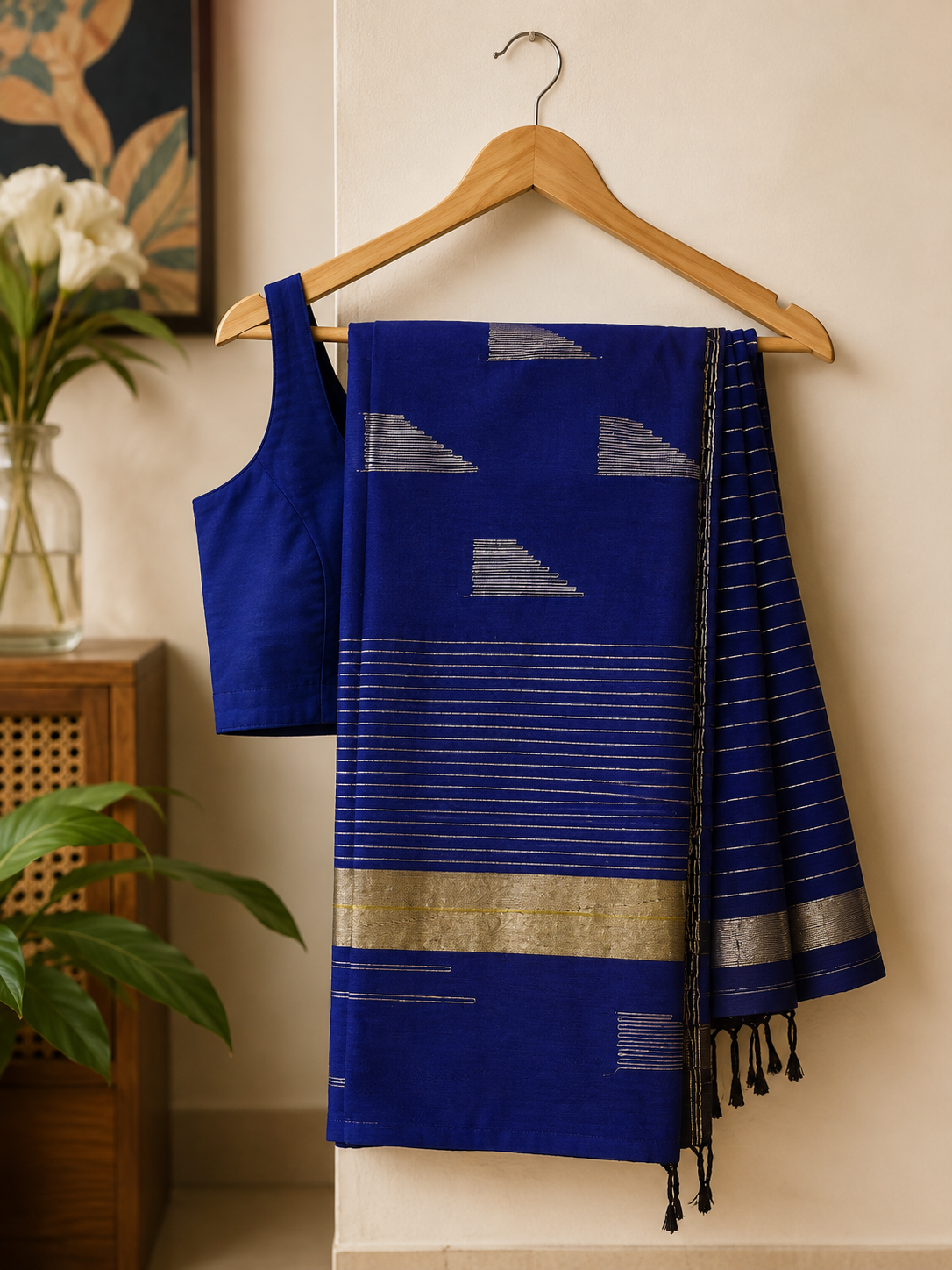 Royal Azure - Khadi Cotton