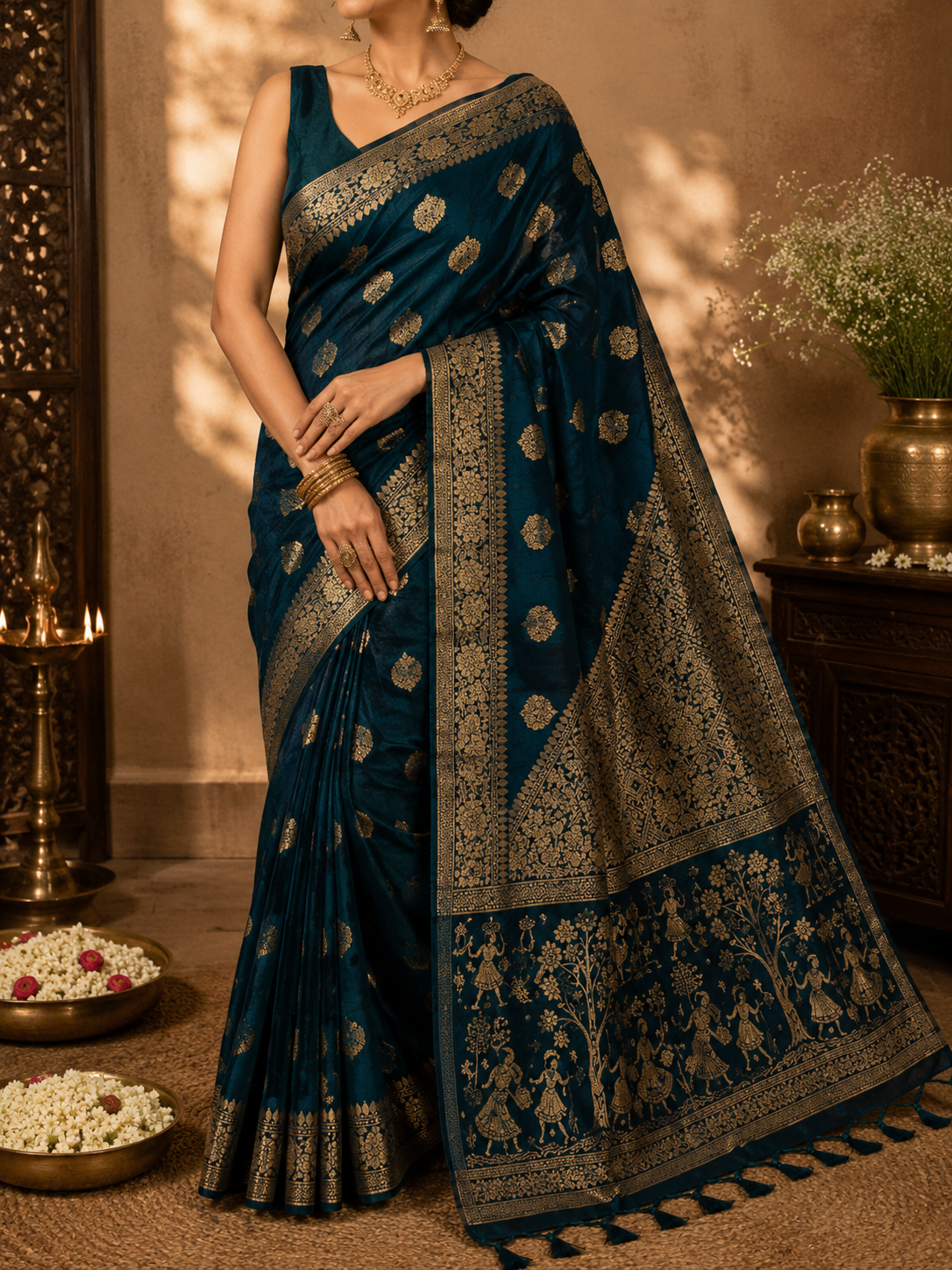 Mayur Vana Banarasi Art Silk