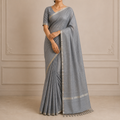 Silver Mist Bhagalpuri Cotton Silk