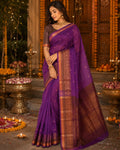Amethyst Royale – Chanderi Silk
