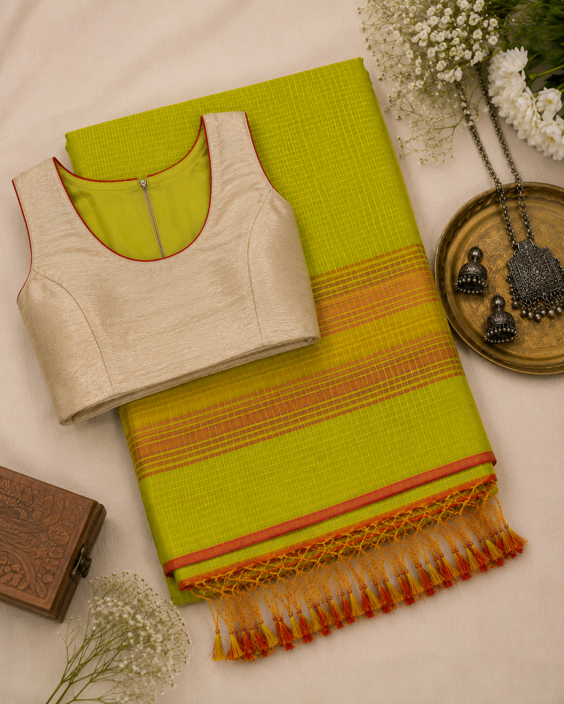 Harit Rekha – Maheshwari Cotton