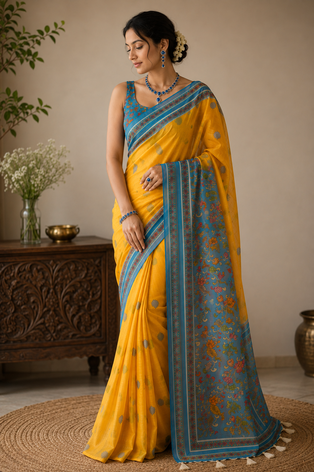 Mango Pop Mul Cotton