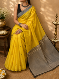 Golden Bloom Soft Linen Cotton