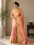 Blush Gold Tissue Silk